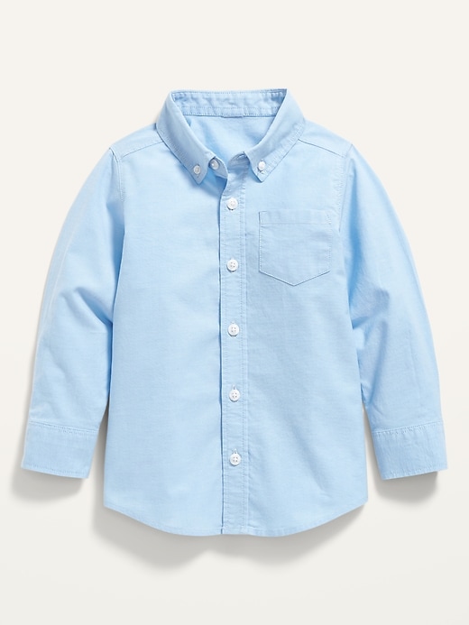 View large product image 1 of 2. Oxford Long-Sleeve Shirt for Toddler Boys