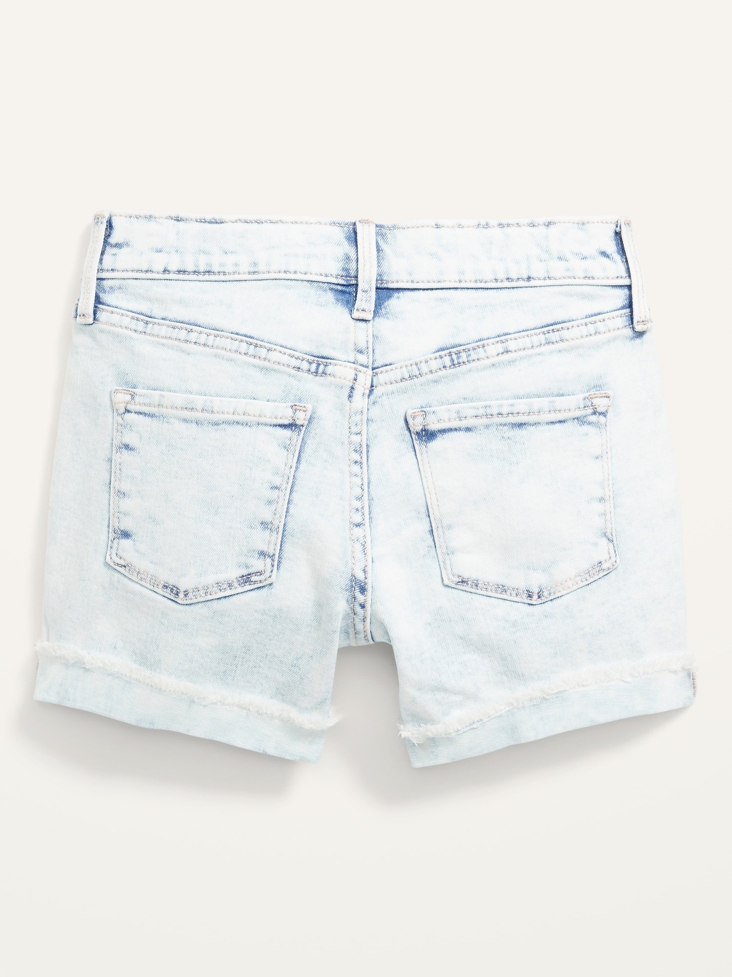 Light-Wash Jean Midi Shorts for Girls | Old Navy