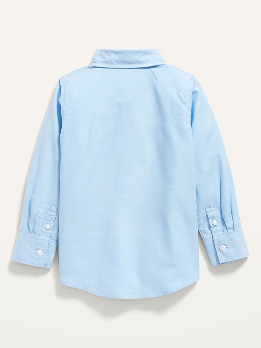 View large product image 2 of 2. Oxford Long-Sleeve Shirt for Toddler Boys