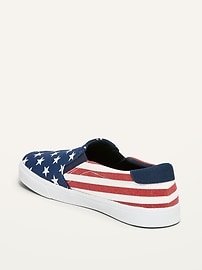 View large product image 3 of 3. Americana Print Slip-On Sneakers