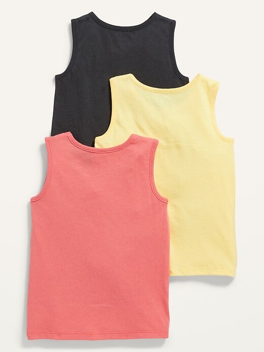 View large product image 2 of 2. Unisex Graphic Tank Top 3-Pack for Toddler