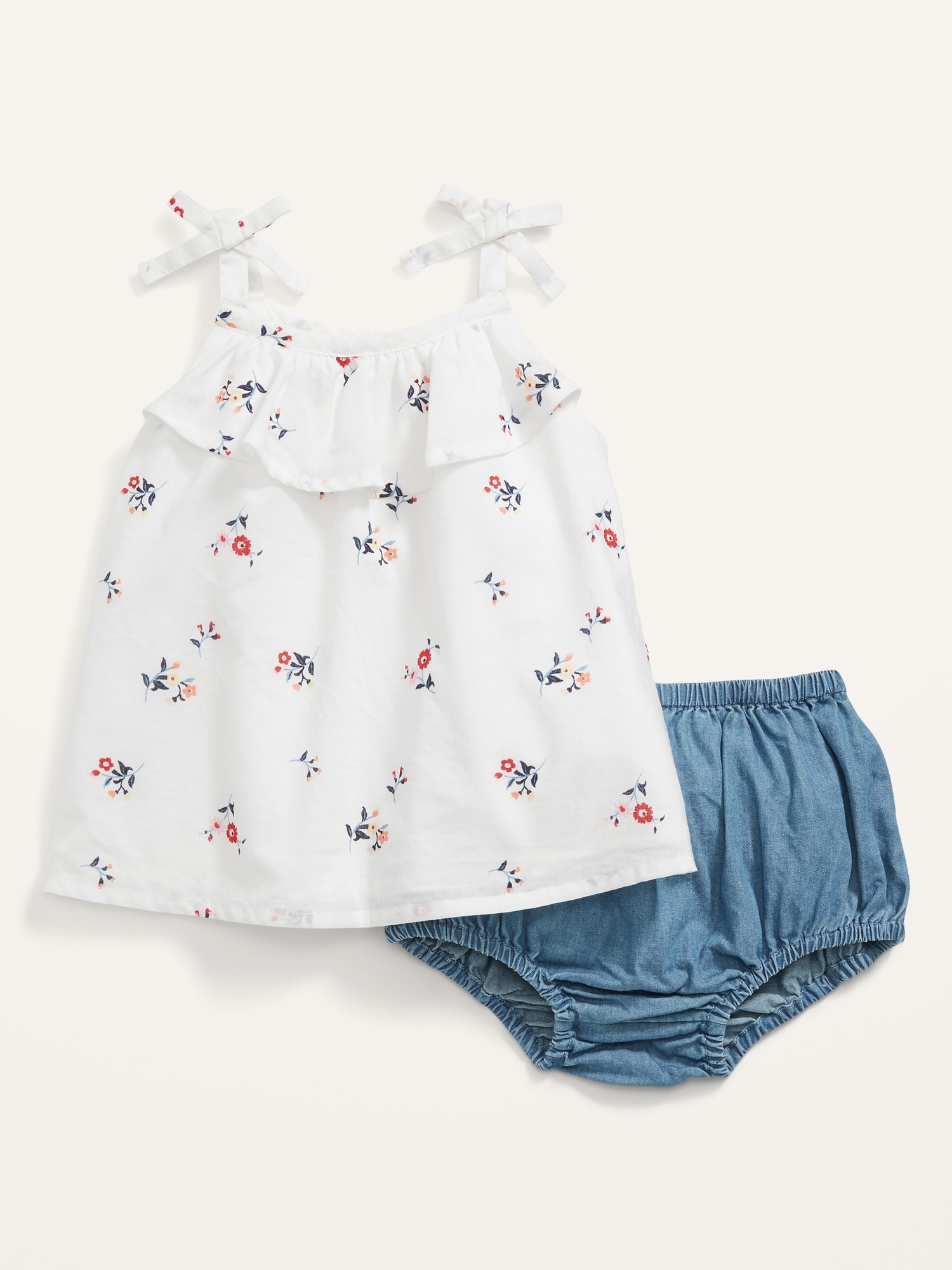 Sleeveless Floral Top and Bloomers Set for Baby | Old Navy