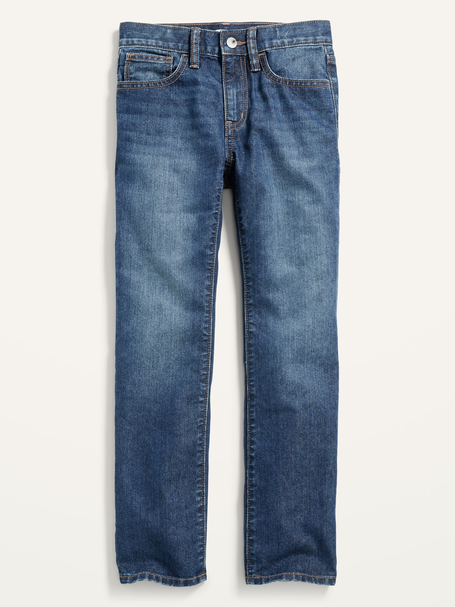 Relaxed Straight Non-Stretch Jeans for Boys