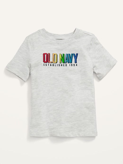 View large product image 1 of 2. Unisex Pride Logo-Graphic T-Shirt for Toddler