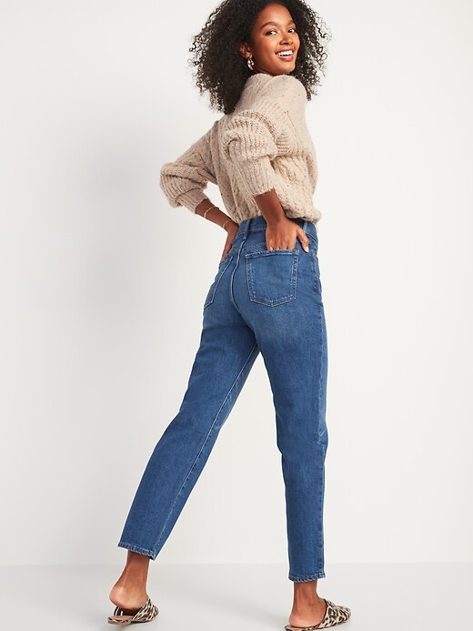Image number 6 showing, Extra High-Waisted Sky-Hi Straight Jeans for Women