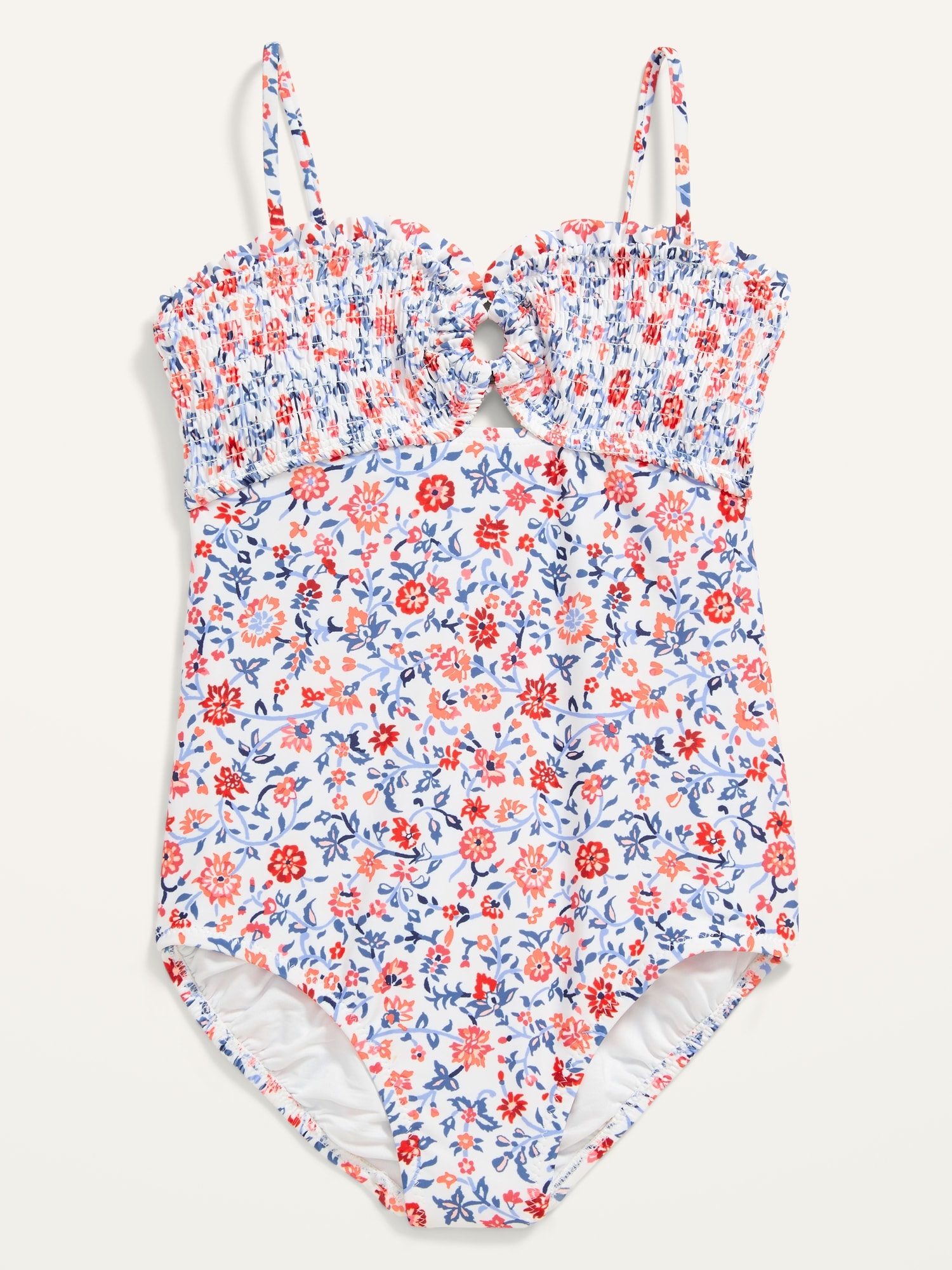 Smocked ORing Swimsuit for Girls Old Navy