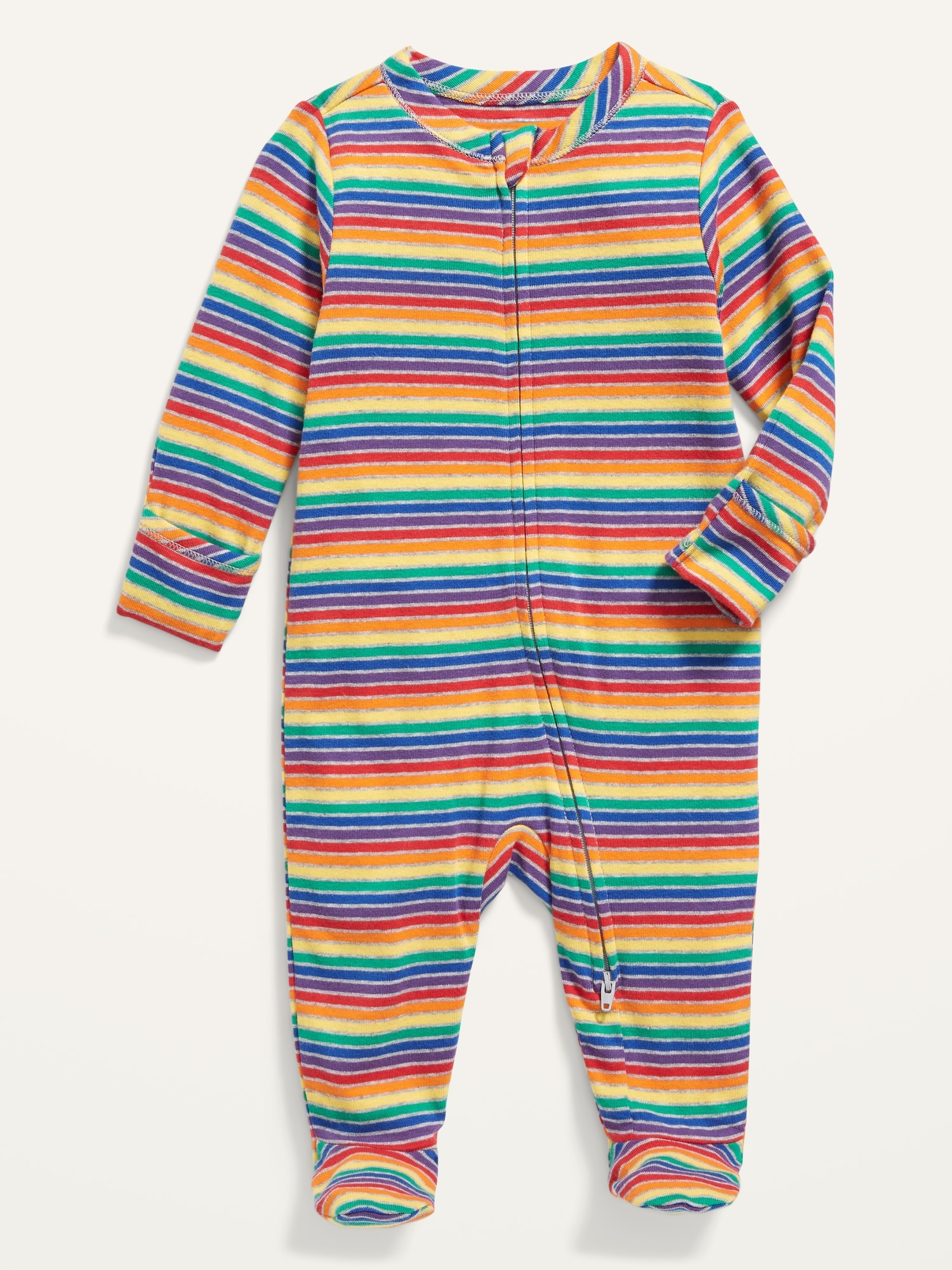 Rainbow sales baby pajamas