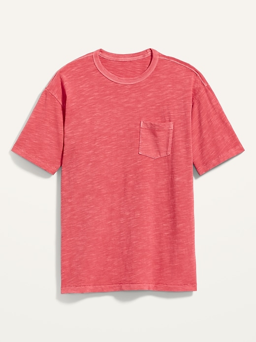 View large product image 2 of 2. Vintage Garment-Dyed Pocket Gender-Neutral T-Shirt for Adults