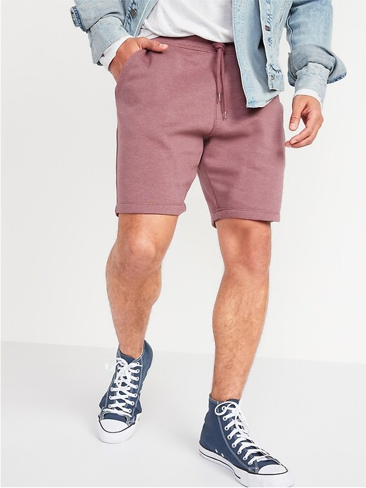 View large product image 2 of 2. Gender-Neutral Sweat Shorts for Adults-- 7-inch inseam