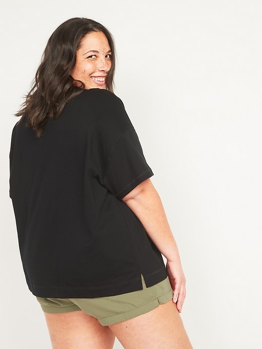 Image number 2 showing, Loose Vintage Crew-Neck Plus-Size Tee