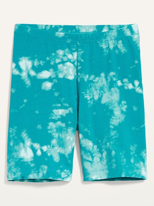 Image number 4 showing, High-Waisted Printed Bike Shorts for Women -- 7-inch inseam