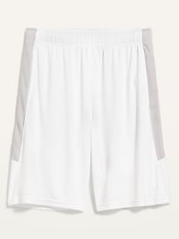 View large product image 3 of 3. Go-Dry Side-Panel Performance Shorts - 9-inch inseam