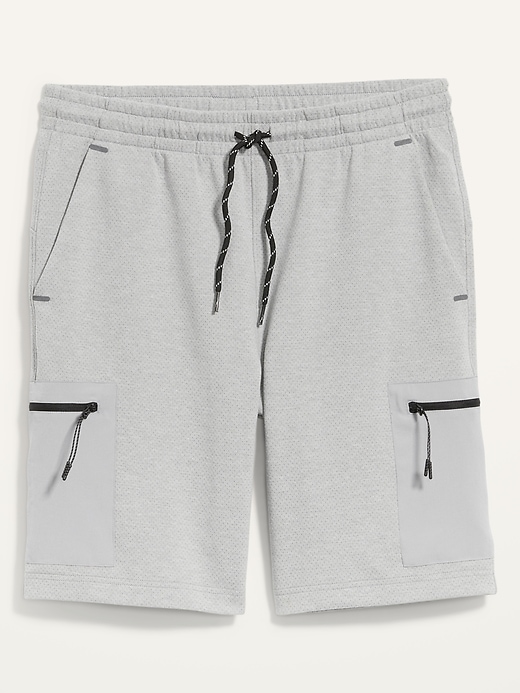 View large product image 2 of 2. Dynamic Fleece Cargo Jogger Shorts -- 9-inch inseam