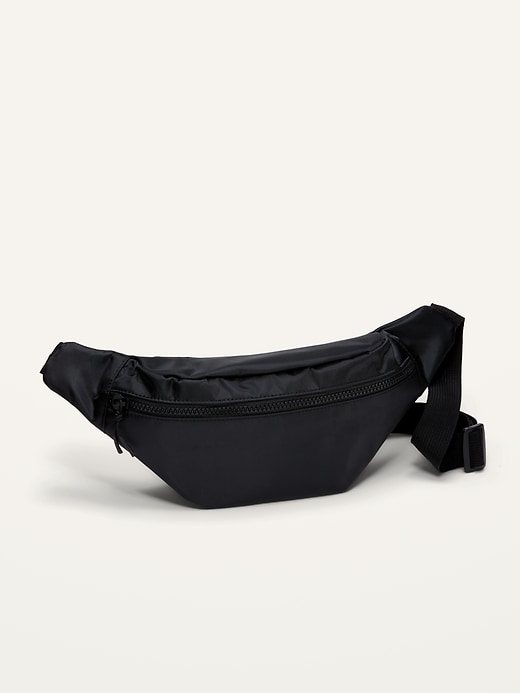 View large product image 1 of 1. Zippered Canvas Waist Bag for Adults