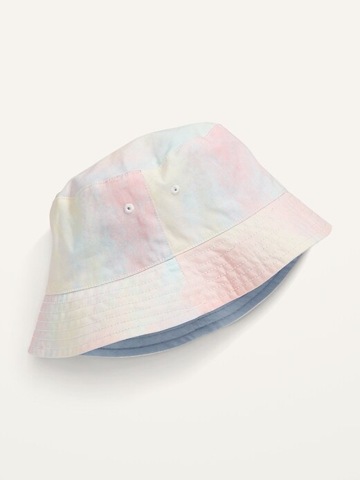 View large product image 1 of 2. Gender-Neutral Reversible Bucket Hat for Kids