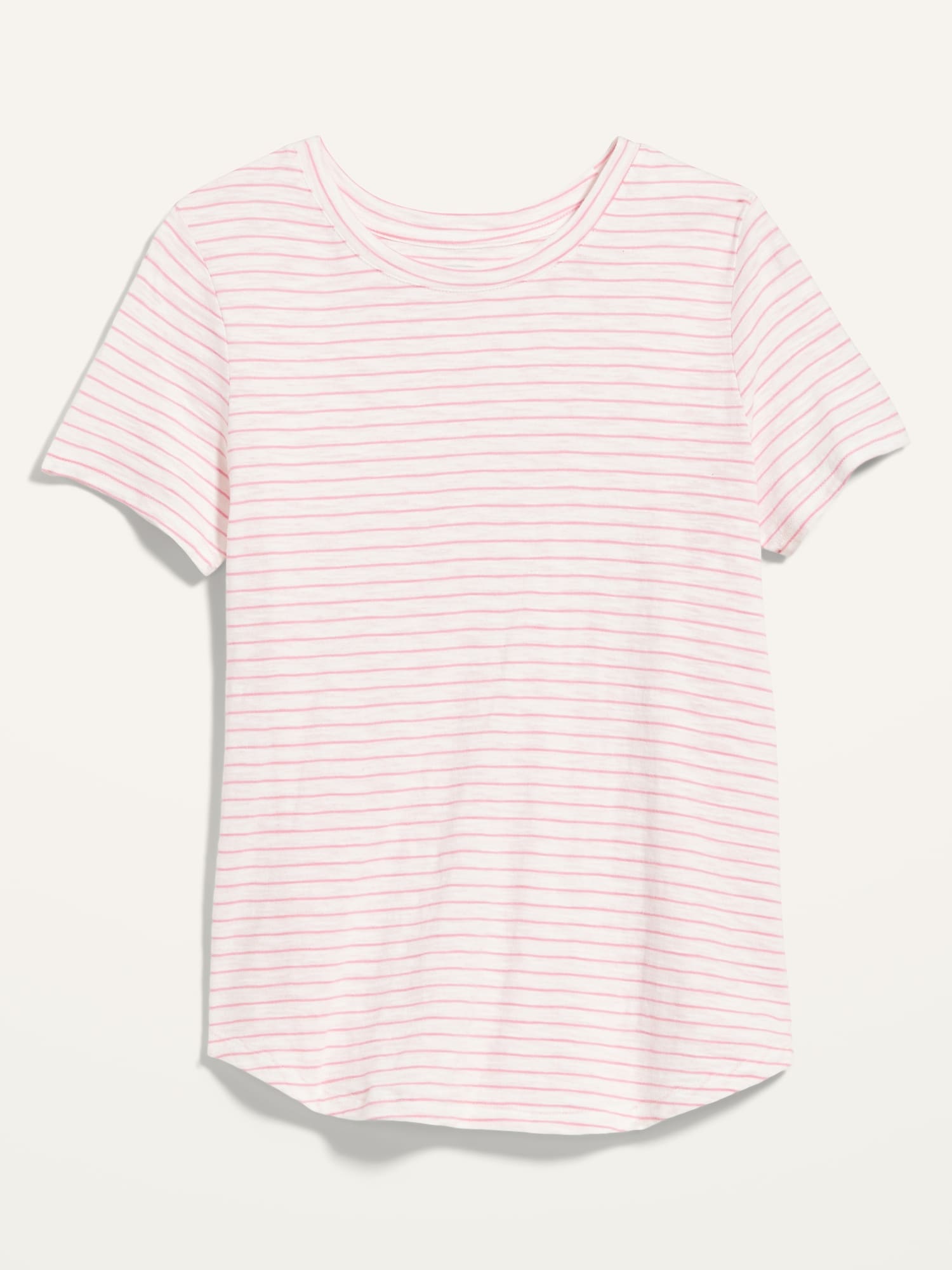 Everywear Striped Slub Knit T Shirt For Women Old Navy