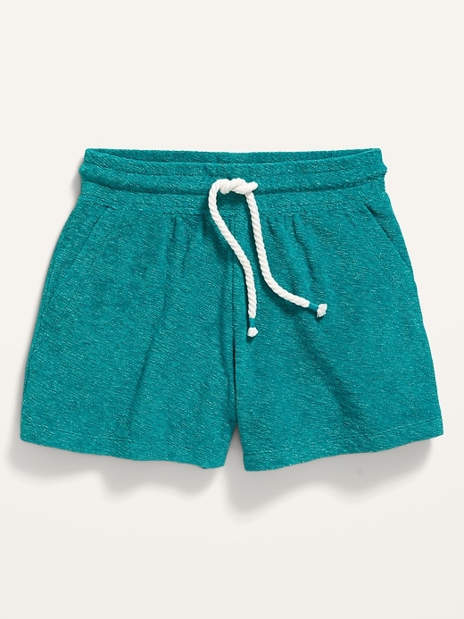 Old Navy Loop-Terry Midi Shorts for Girls. 1