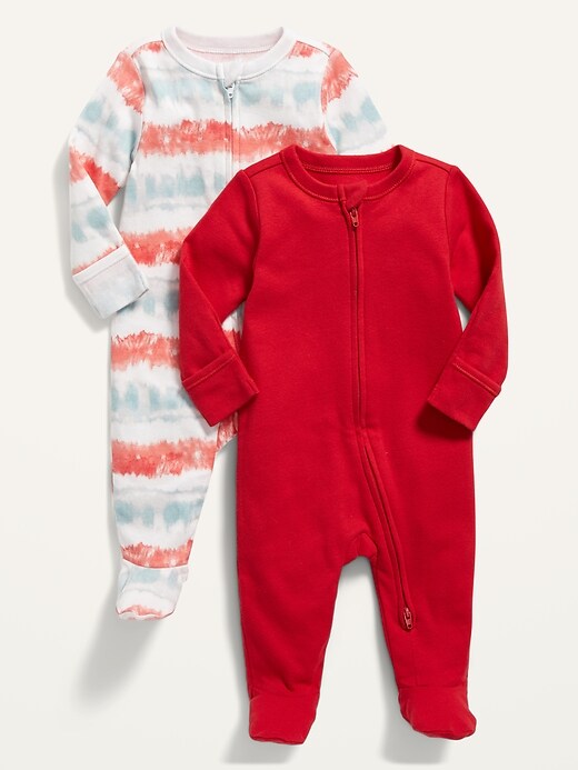 View large product image 1 of 1. Sleep & Play Footed One-Piece 2-Pack for Baby