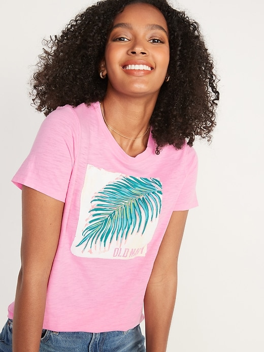 Oldnavy EveryWear Logo-Graphic Tee for Women