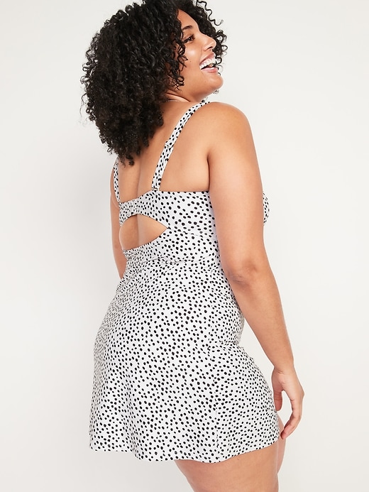 Image number 2 showing, Printed Secret-Slim Underwire Plus-Size Swim Dress