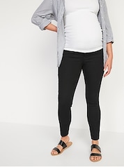 Topshop Maternity over bump Joni jeans in white - ShopStyle