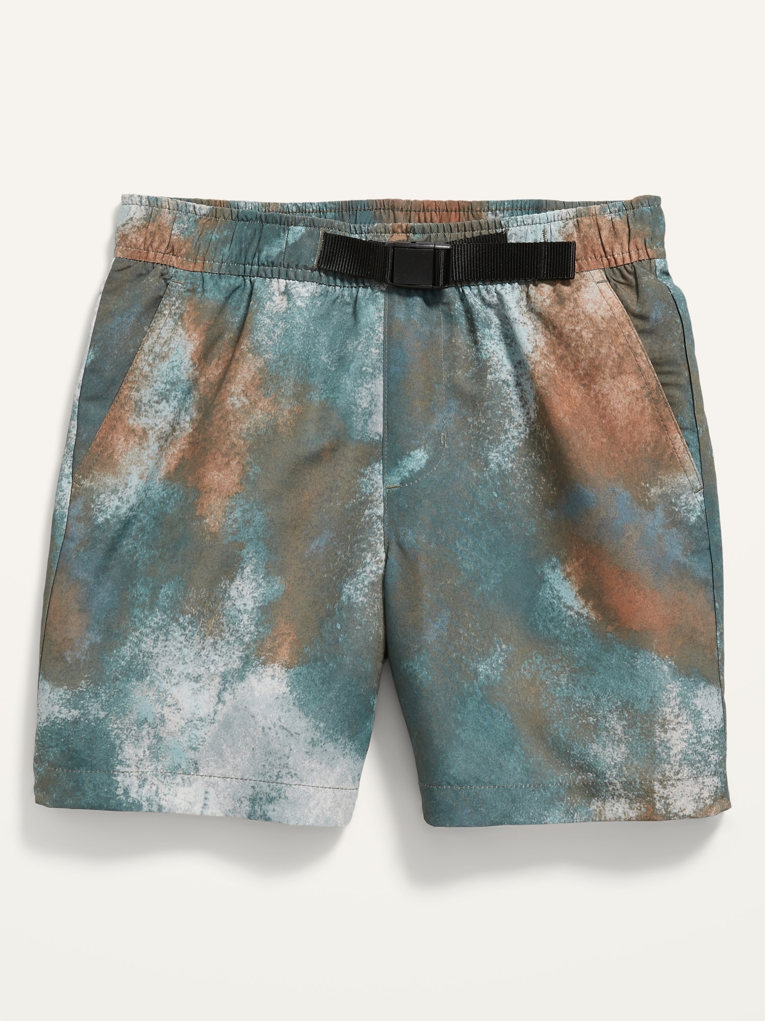 Dry-Quick Belted Shorts for Boys