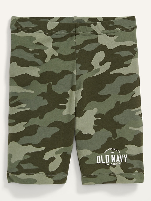 Old Navy Logo-Graphic Long Biker Shorts for Girls. 1