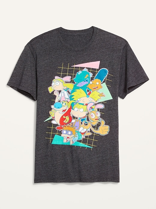 View large product image 2 of 2. Nickelodeon&#153 Cartoon Gender-Neutral Graphic Tee for Adults