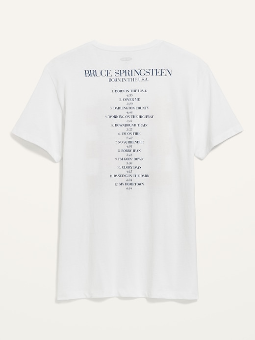 View large product image 2 of 3. Bruce Springsteen "Born in the U.S.A." Gender-Neutral T-Shirt for Adults