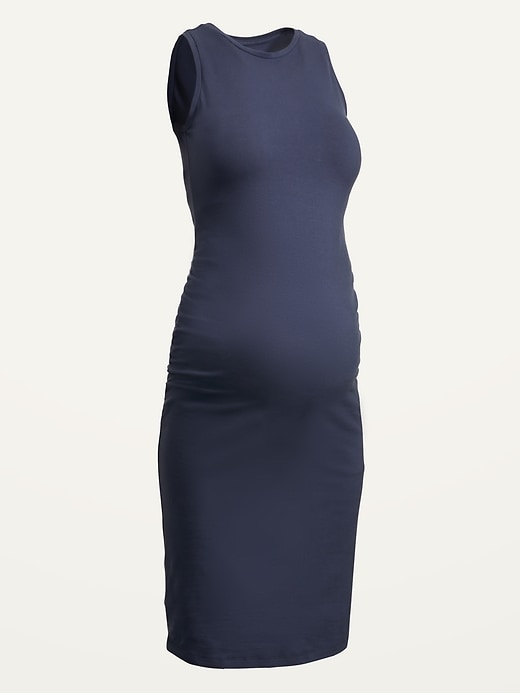 Image number 4 showing, Maternity Sleeveless Bodycon Midi Dress