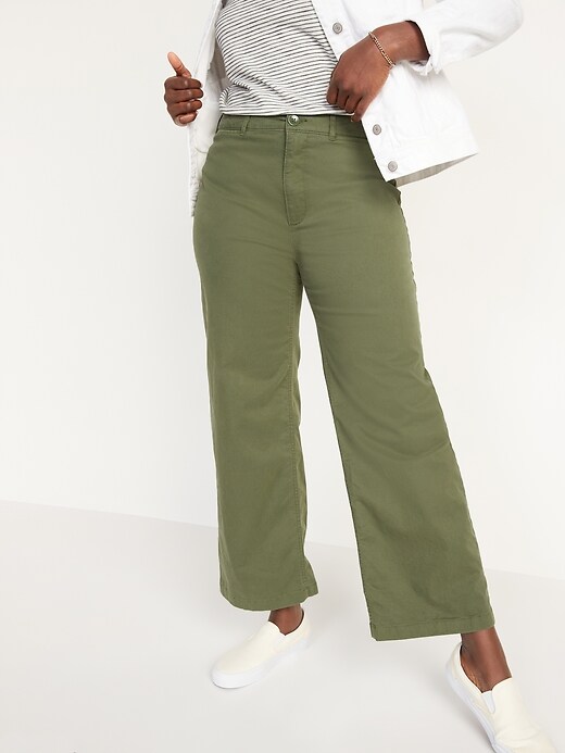 old navy wide leg pants