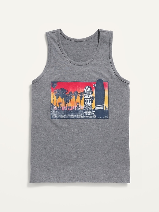 Old Navy Softest Graphic Tank Top for Boys. 1