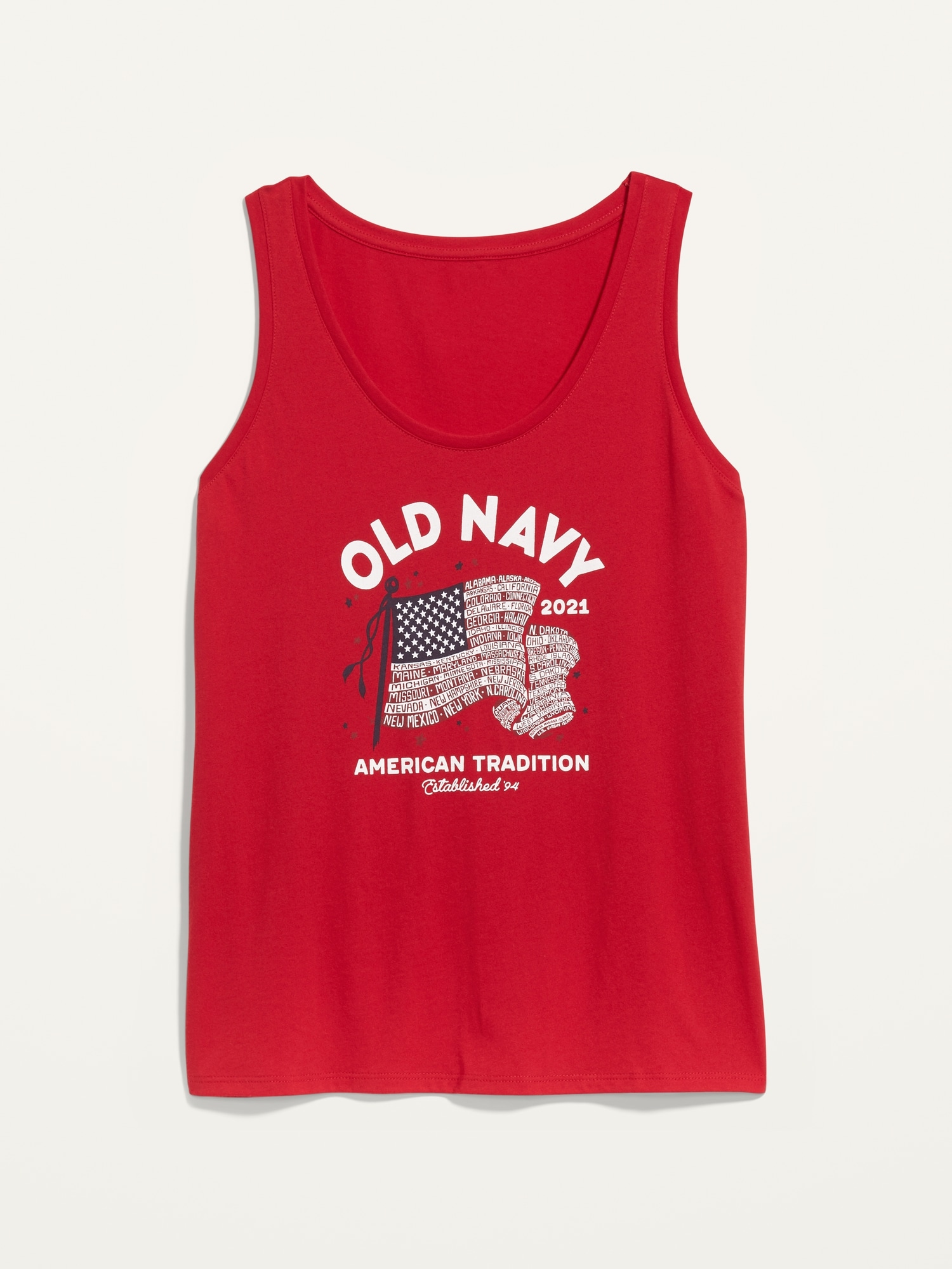 2021 U.S. Flag Graphic Tank Top for Women | Old Navy