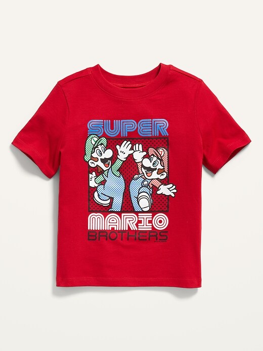 View large product image 1 of 2. Unisex Super Mario Brothers™ Graphic Tee for Toddler