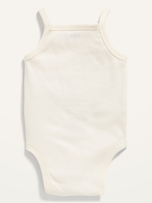 View large product image 2 of 2. Unisex Sleeveless Graphic Bodysuit for Baby