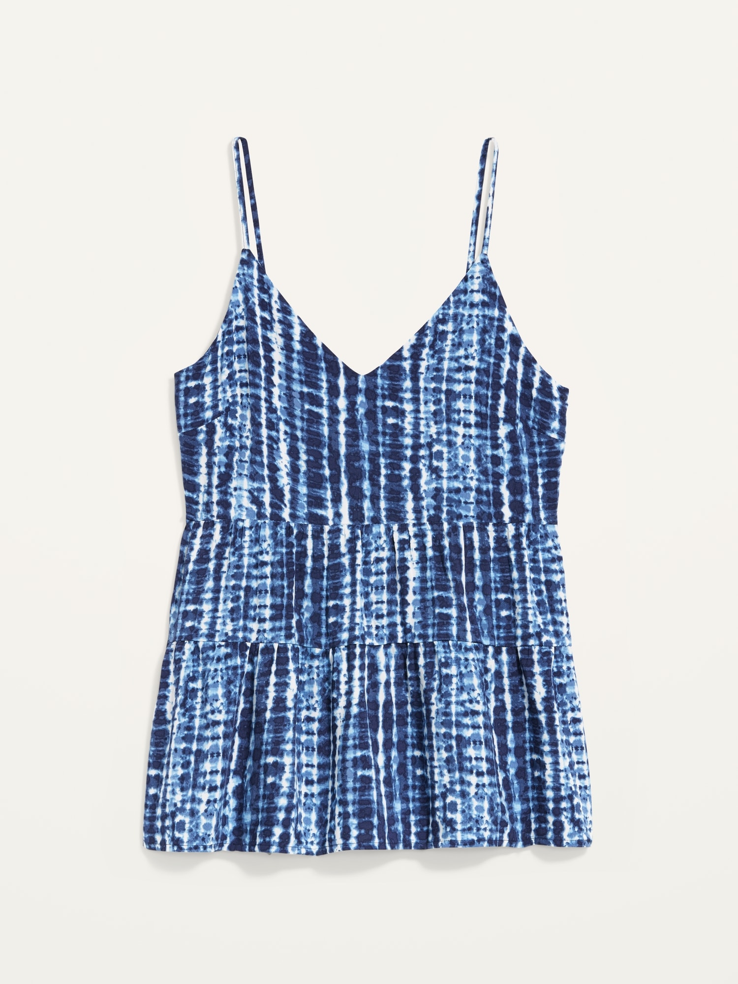 Tiered Tie-Dyed Cami Top for Women