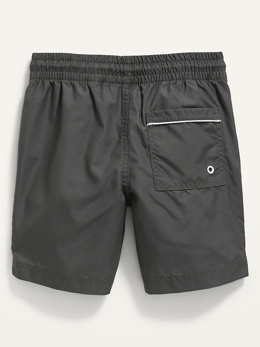 View large product image 2 of 2. Solid Swim Trunks For Boys