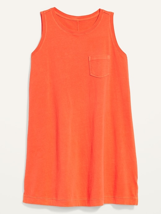Image number 4 showing, Vintage Garment-Dyed Plus-Size Sleeveless T-Shirt Shift Dress