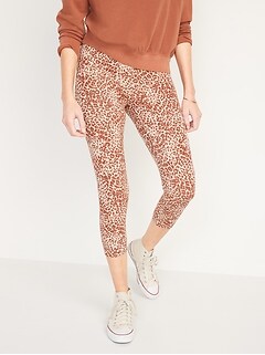 old navy leopard leggings
