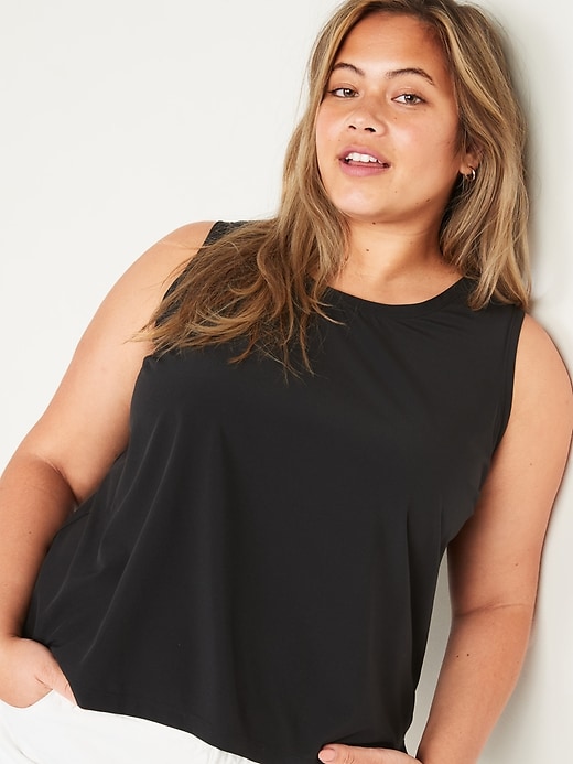 Image number 1 showing, StretchTech Crop Plus-Size Tank Top