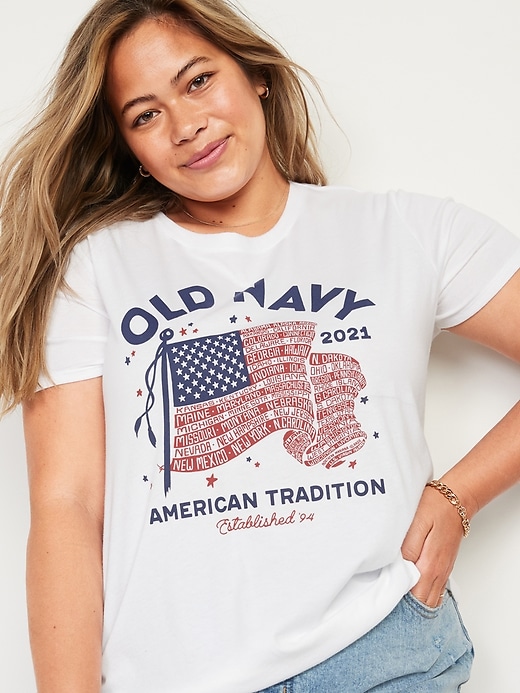 2021 old navy flag shirt