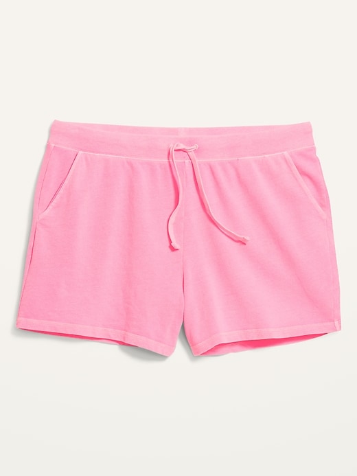 Image number 4 showing, Vintage Specially-Dyed Plus-Size French-Terry Lounge Shorts -- 3.5-inch inseam