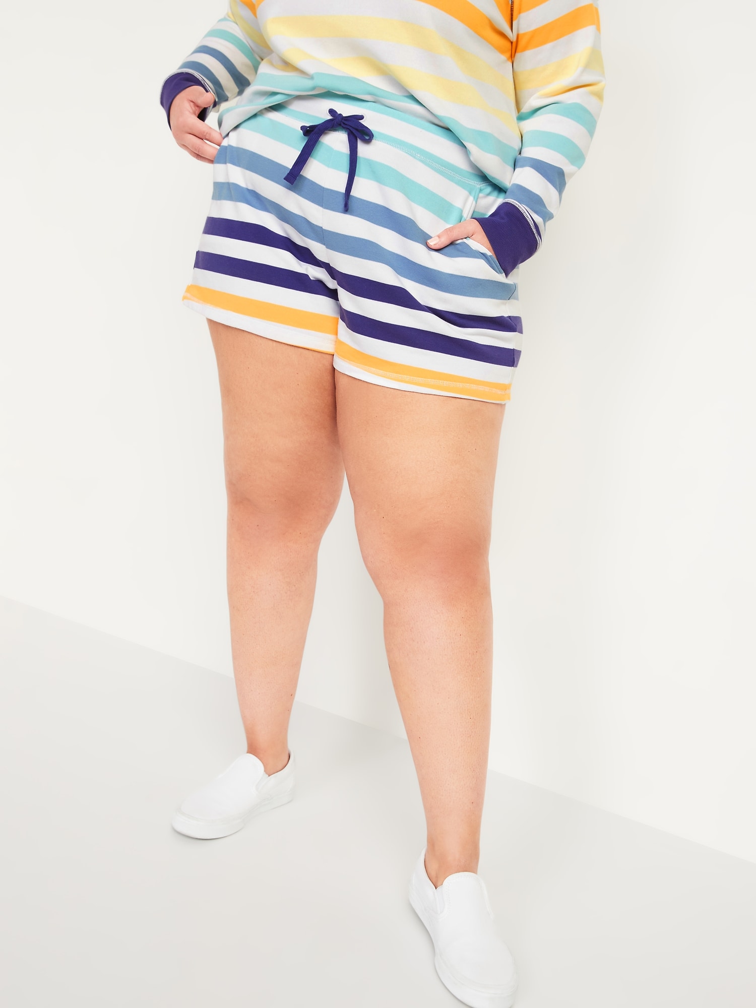 plus size sweat shorts