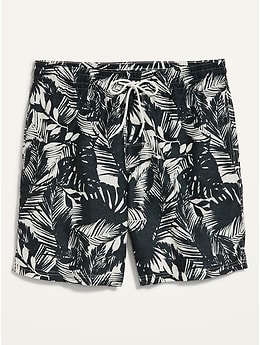 Printed Swim Trunks -- 8-inch inseam