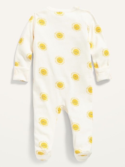 View large product image 2 of 3. Unisex Printed Sleep & Play One-Piece for Baby