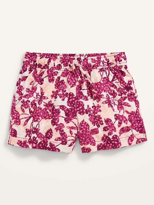 View large product image 1 of 2. Floral Linen-Blend Shorts for Girls