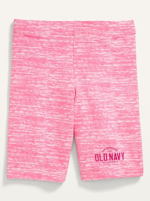 Old Navy Logo-Graphic Long Biker Shorts for Girls. 1