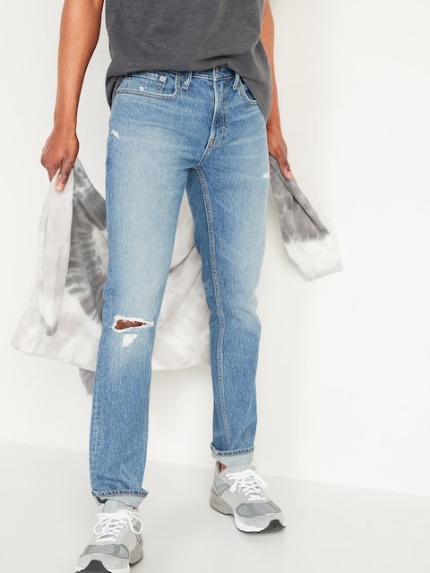 Skinny Built-In Flex Ripped Jeans