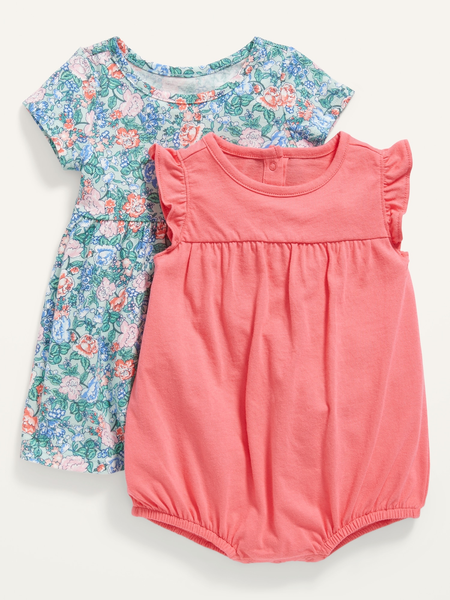 2-Pack Jersey Dress and Romper Set for Baby