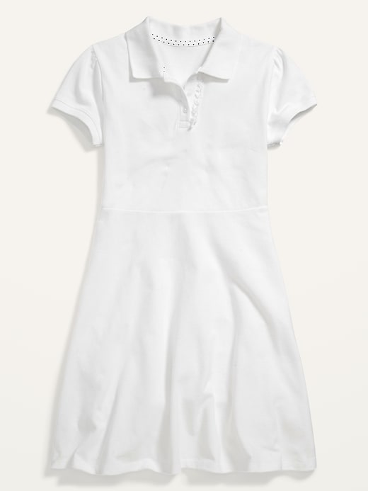 gap.com | Uniform Pique-Knit Polo Short-Sleeve Dress for Girls